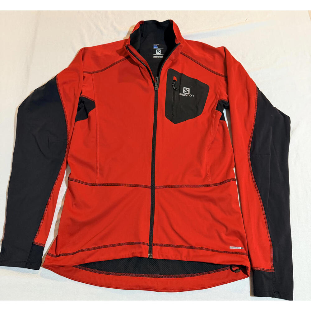 Salomon Mens Full‎ Zip Mid Layer Jacket Size Medium
